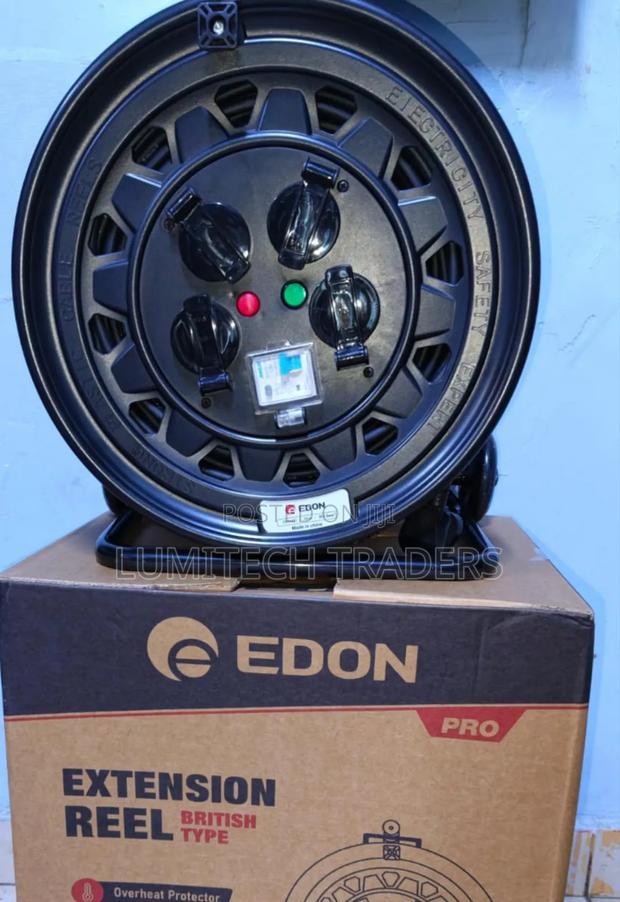 Edon 100m Heavy Duty Extension Reel