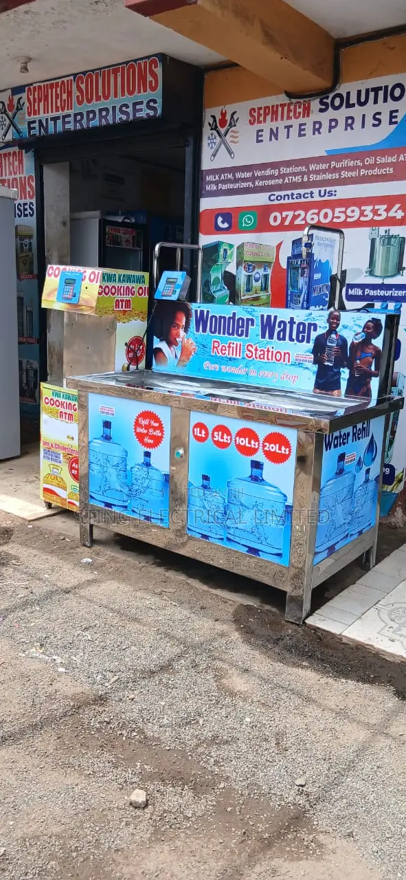 Double-Tap Water Refill Station