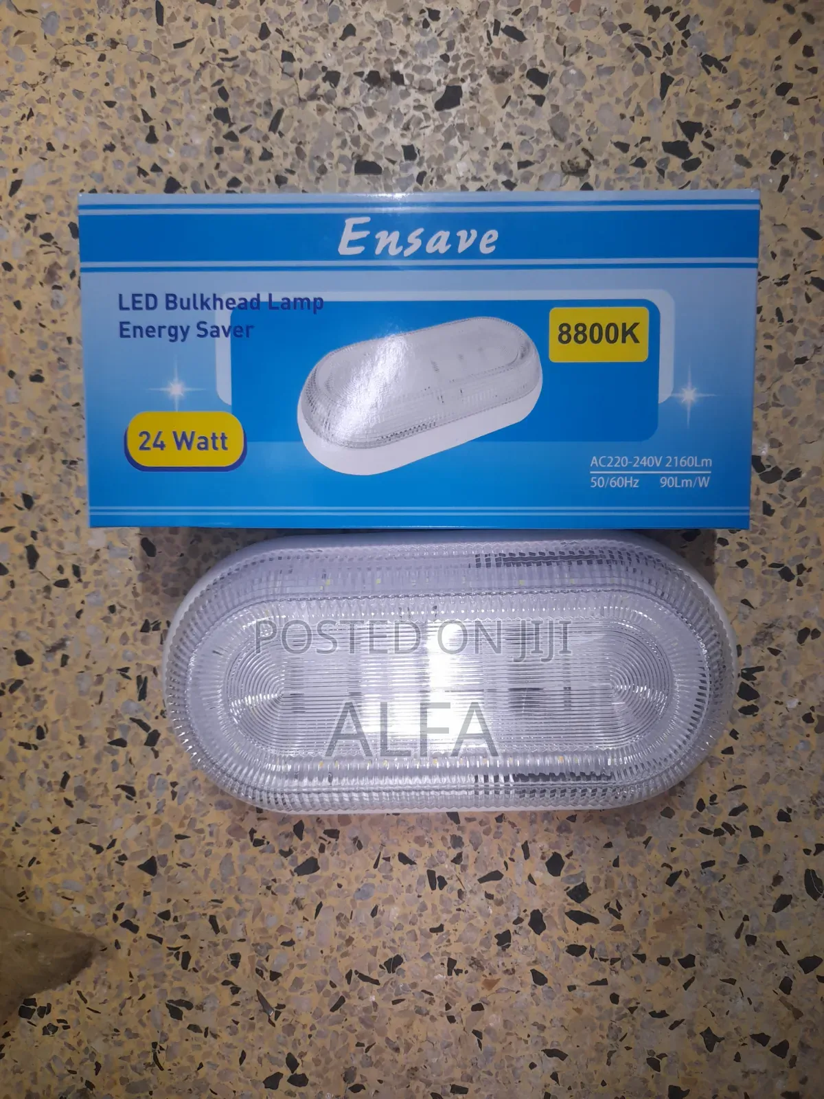 Led Bulkhead 24watts Clear