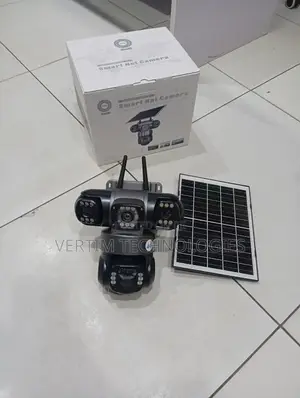 Two-Way Audio 2mp Ultra Hd 4g PTZ Triple Lens Solar Camera