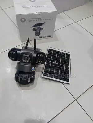 Alarm Warning Light 2mp Ultra Hd 4g PTZ Triple Lens Solar Camera