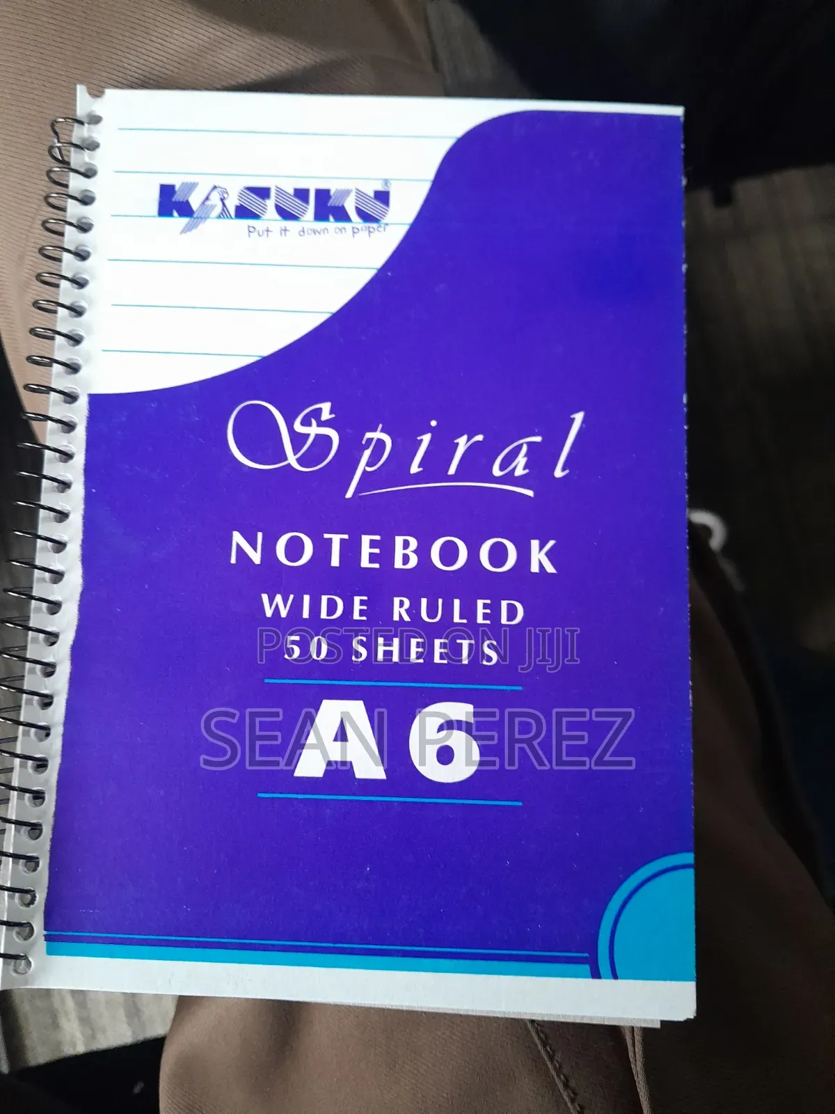 A6 Notebook Wide Ruled , 50 Sheets