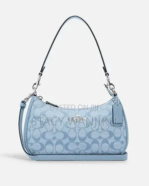 Blue Coach Shoulder Bag