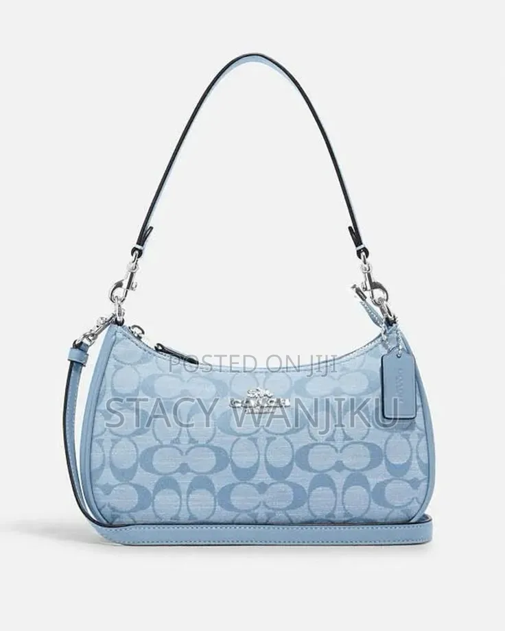 Blue Coach Shoulder Bag