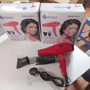 Nunix Hd-01 Professional Hair Dryer - Red
