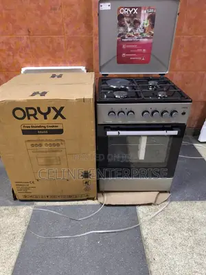 Mika Oryx Standing Cooker, 60cm X 60cm, 3 Gas Pool Jet Burners
