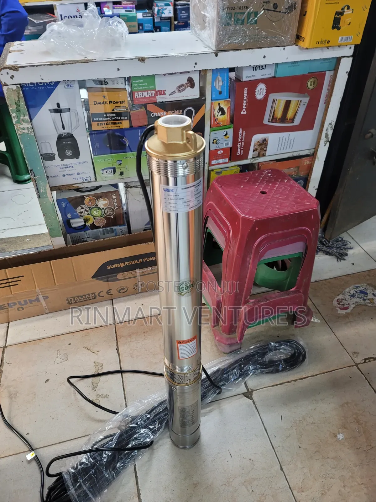 Usk Submersible Water Pump/Pump 1.5 Hp