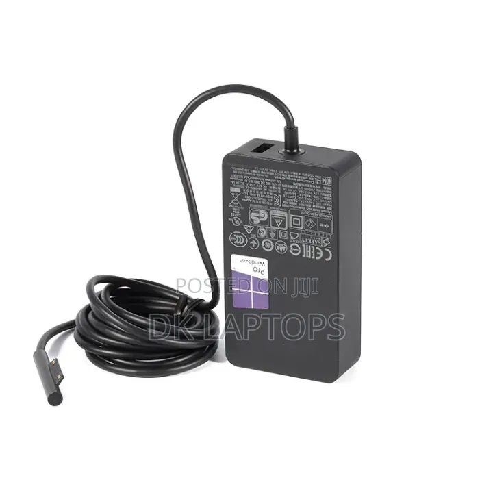 Microsoft Surface Pro Charger (65w) – Surface Pro 3, 4, 5, 6, 7, 8