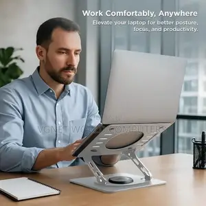 Ergonomics Swivel Laptop Stand for Adjustable Computer iPad Stand