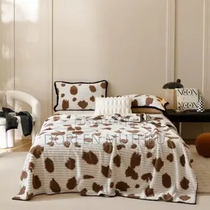 Flowered Theme Fleece Blankets