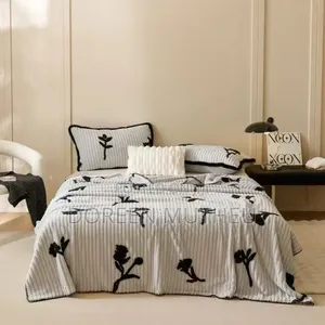 Flowered Theme Fleece Blankets