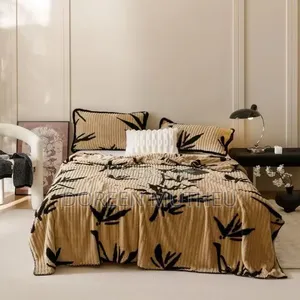 Flowered Theme Fleece Blankets