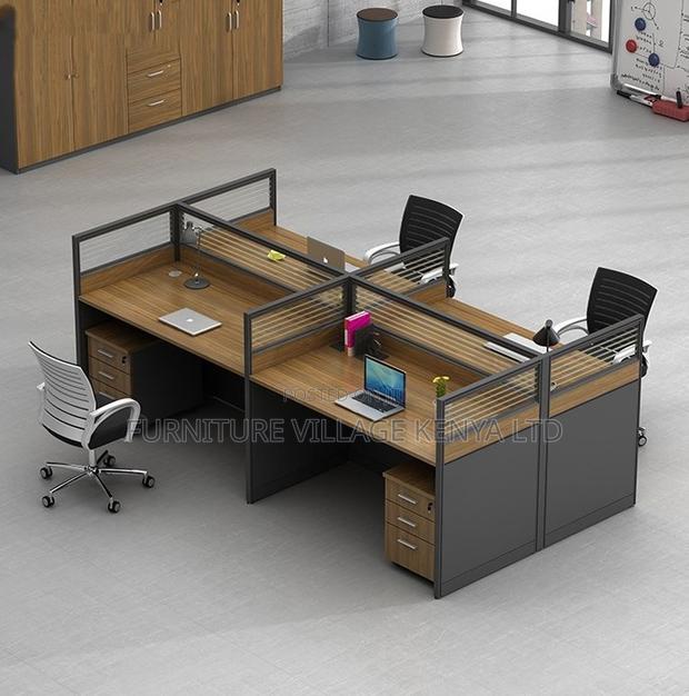 Modern Office Workstation for Four - thumbnail 3