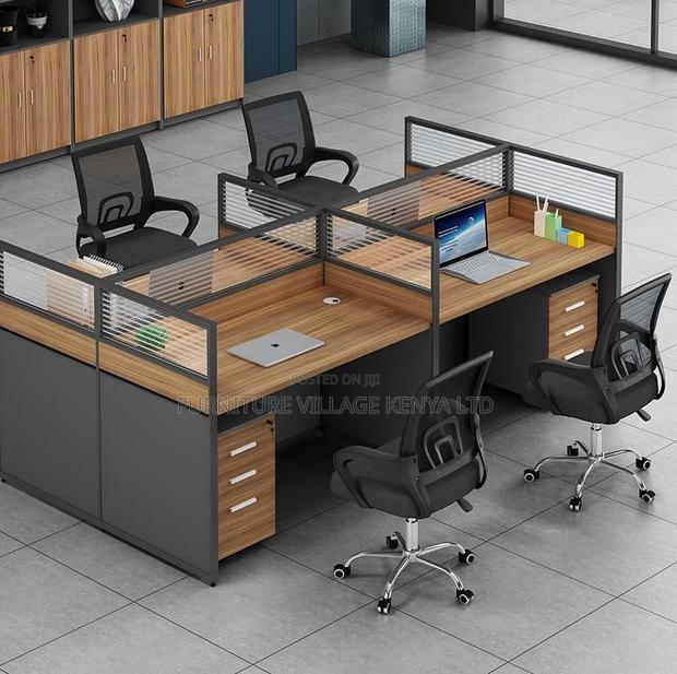 Modern Office Workstation for Four - thumbnail 6