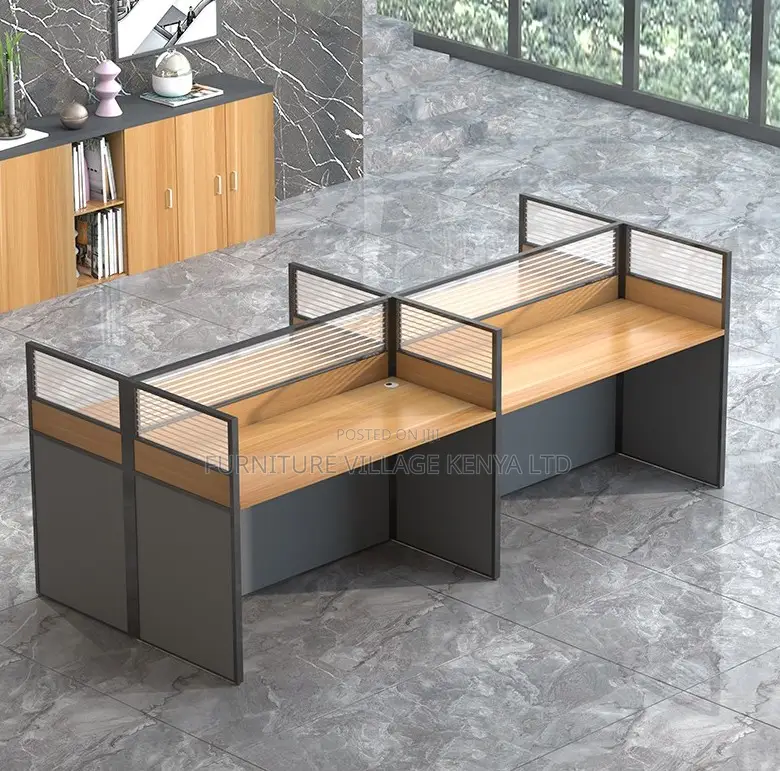 Modern Office Workstation for Four