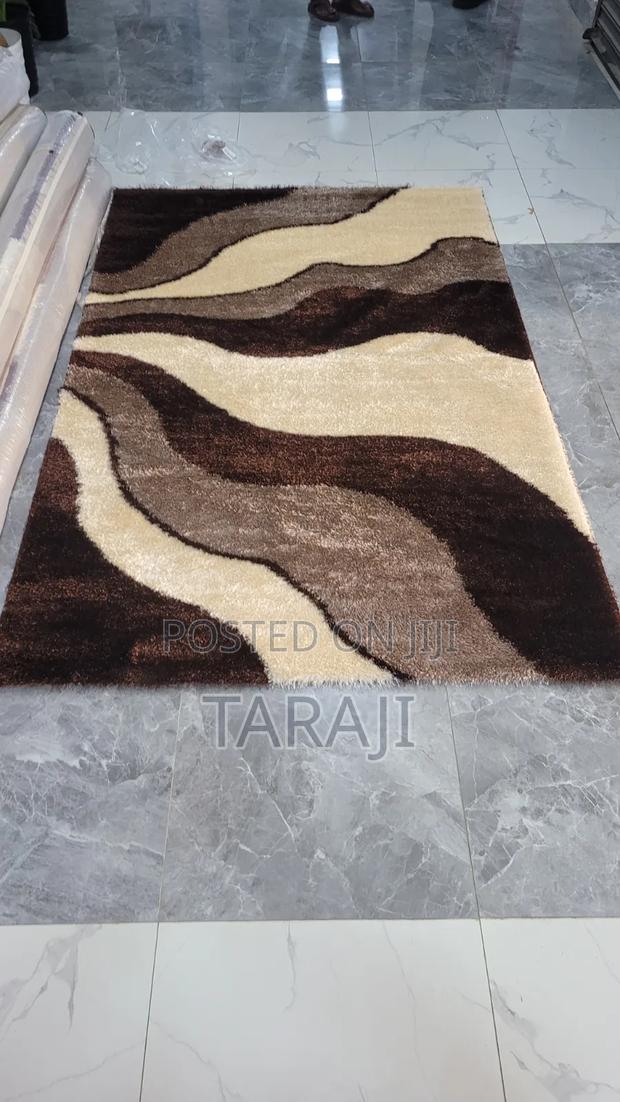 Quality Fluffy Geometric Carpets - Different Designs Available