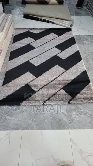 Quality Fluffy Geometric Carpets - Different Designs Available