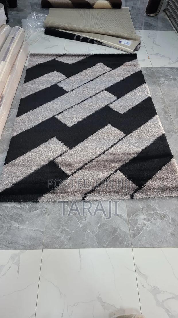 Quality Fluffy Geometric Carpets - Different Designs Available - thumbnail 2