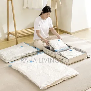 5pcs Vacuum Storage Bags With Pump | 3 Sizes