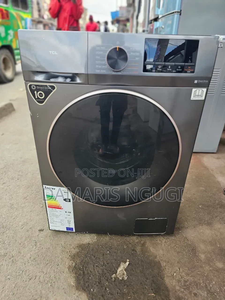 TCL 10kgs With Dry Washing Machine