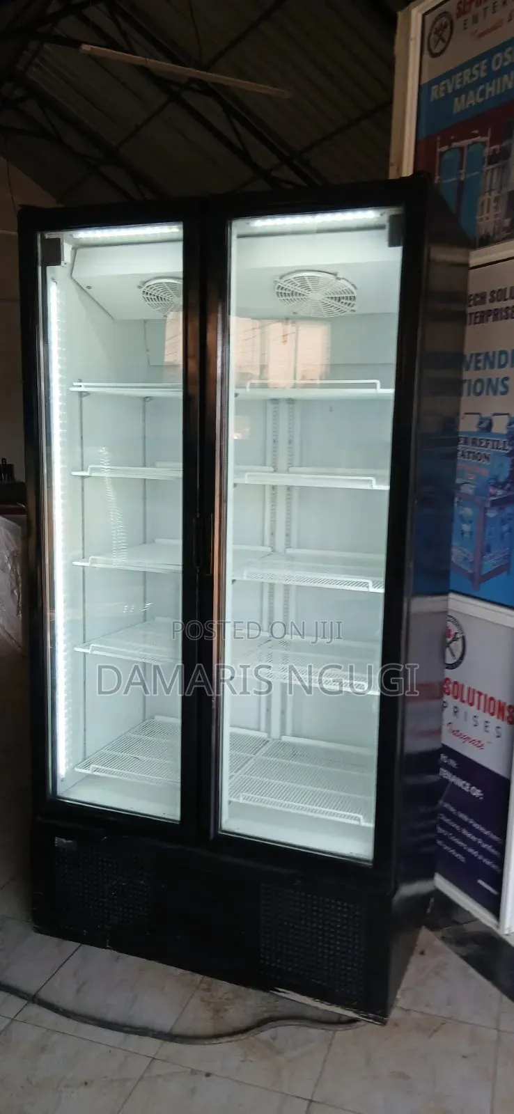 Twin Door Super Clean Display Fridge