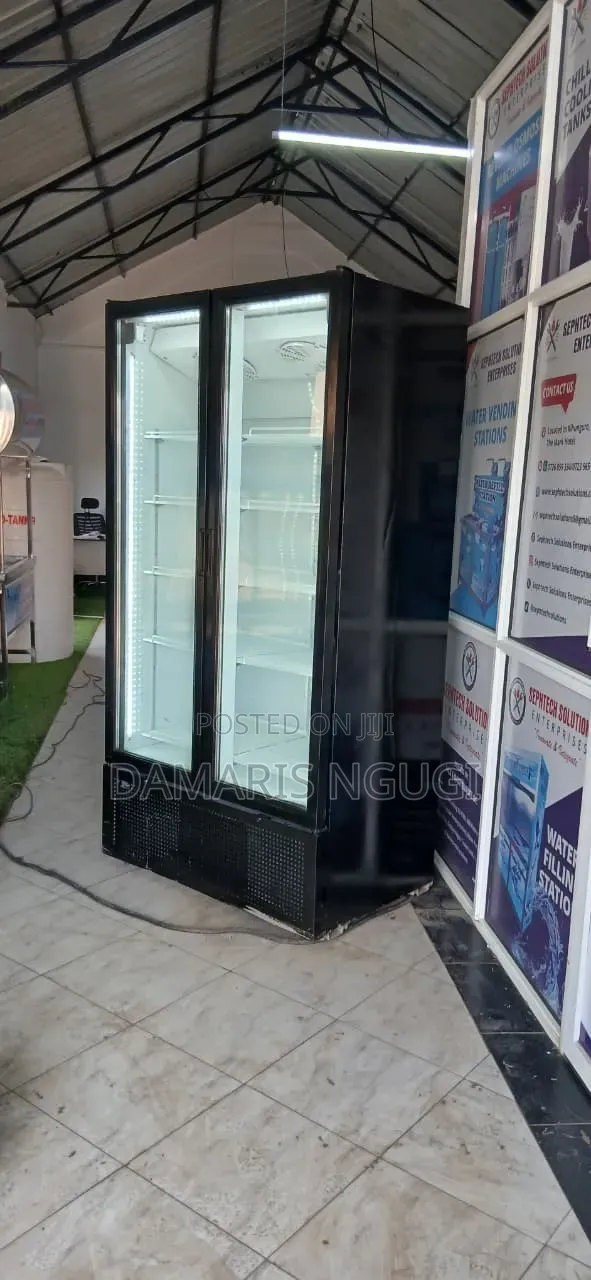 Twin Door Super Clean Display Fridge