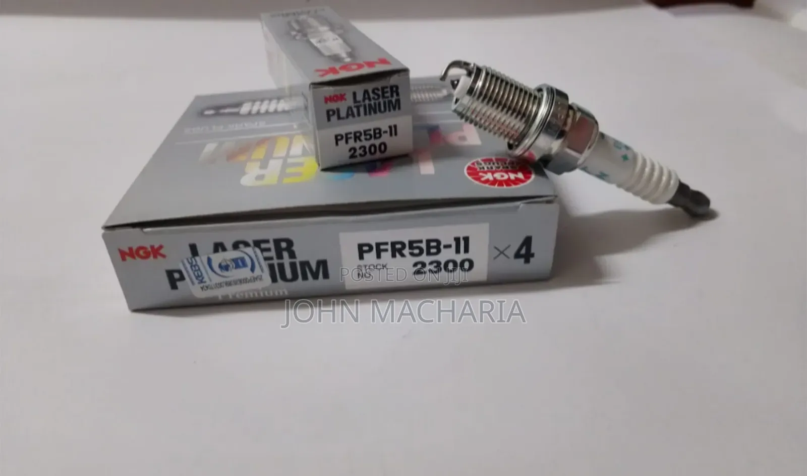 Genuine Laser Iridium Sparkplug Part Number Pfr5b - 11, 2300 for Kia