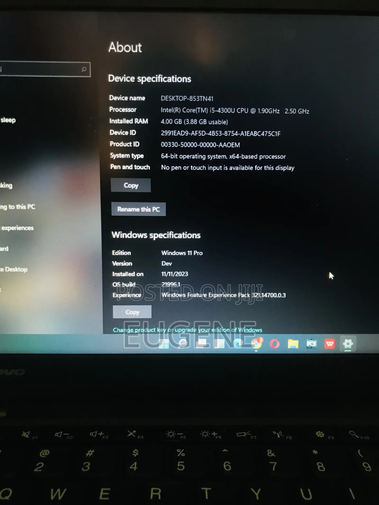 Laptop Lenovo ThinkPad X240 4GB Intel Core i5 HDD 500GB