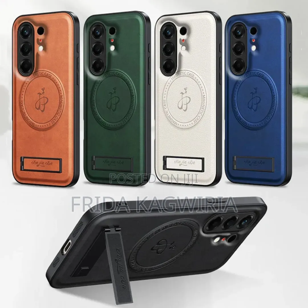 Tecno Camon 50 Pro Leather Back Cover With Adjustable Stand