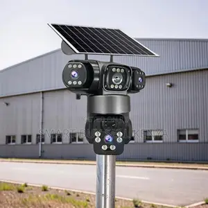 Outdoor Security Camera Solution 20mp 4g PTZ Triple Lens Solar Camera
