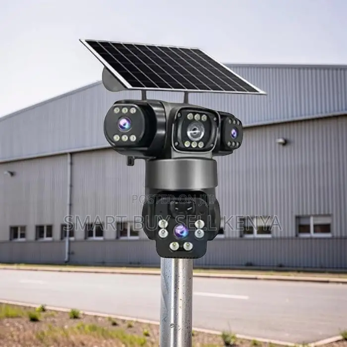 Outdoor Security Camera Solution 20mp 4g PTZ Triple Lens Solar Camera