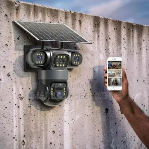 Secure Protection 20mp Ultra Hd 4g PTZ Triple Lens Solar Camera