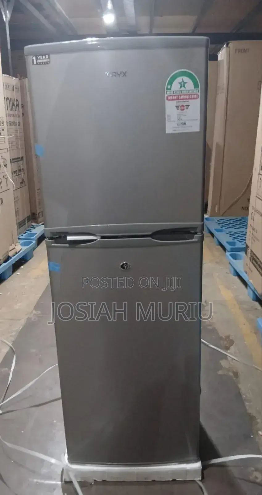 Mika Oryx 138l Double Door Refrigerator