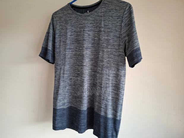 Men's Grey Performance Sports T-Shirt