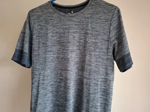 Men's Grey Performance Sports T-Shirt