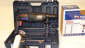 Maxmech 800w Rotary Hammer Drill Kit Complete With Accessories