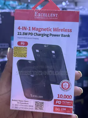 Excellent Magnetic Wireless Powerbank.