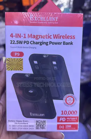 Excellent Magnetic Wireless Powerbank.