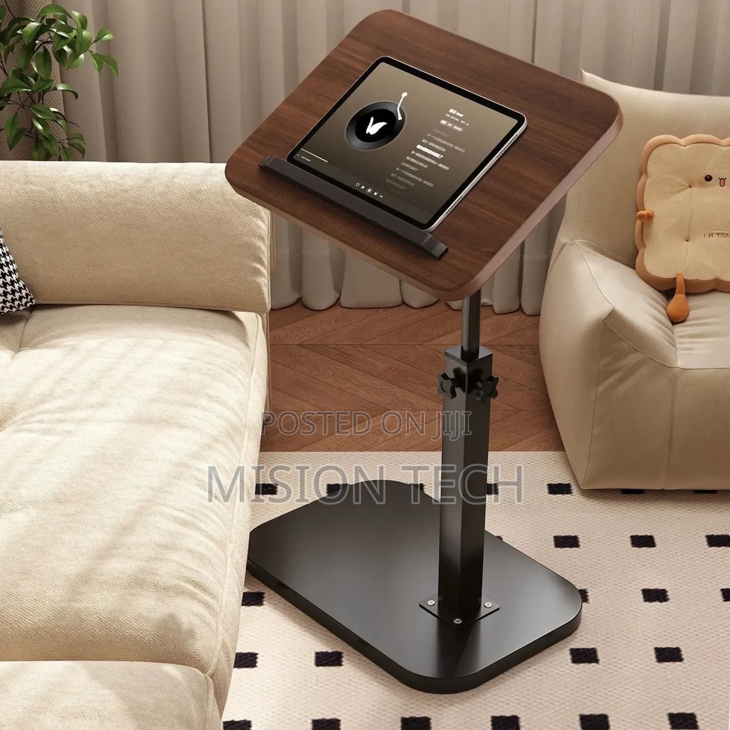 *Adjustable C - Shaped Side Stool/ Laptop Table* 
