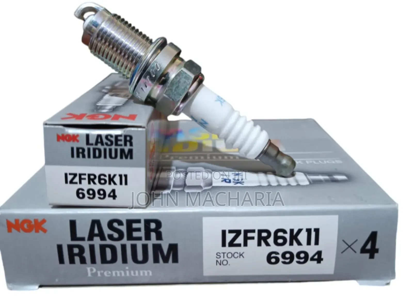 Genuine Laser Iridium Sparkplugs Part No Izfr6k11, 6994 for Honda Fits