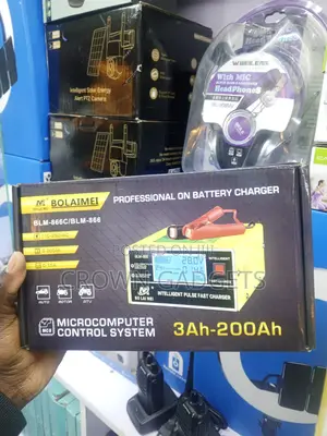 Bolaimei BLM-866c 12v 24v Smart Battery Charger LCD Display