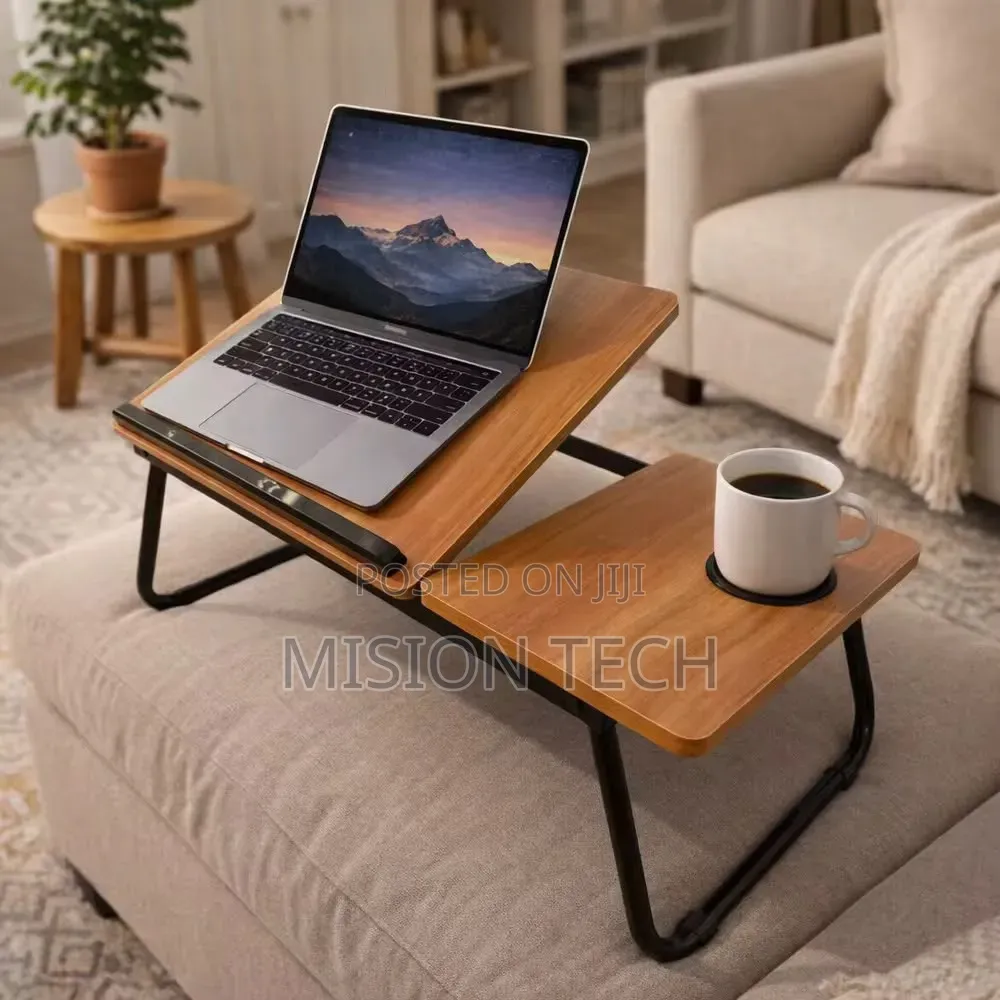 *Adjustable Tilting Laptop Folding Table Stand Desk Bed Table 