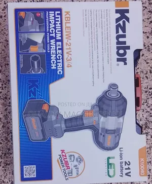Portable 3/4" Kzubar Lithium Electric Impact Wrench