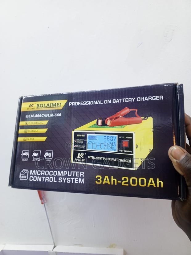 BLM-866c Automatic Car Battery Charger for 12v and 24v - thumbnail 2