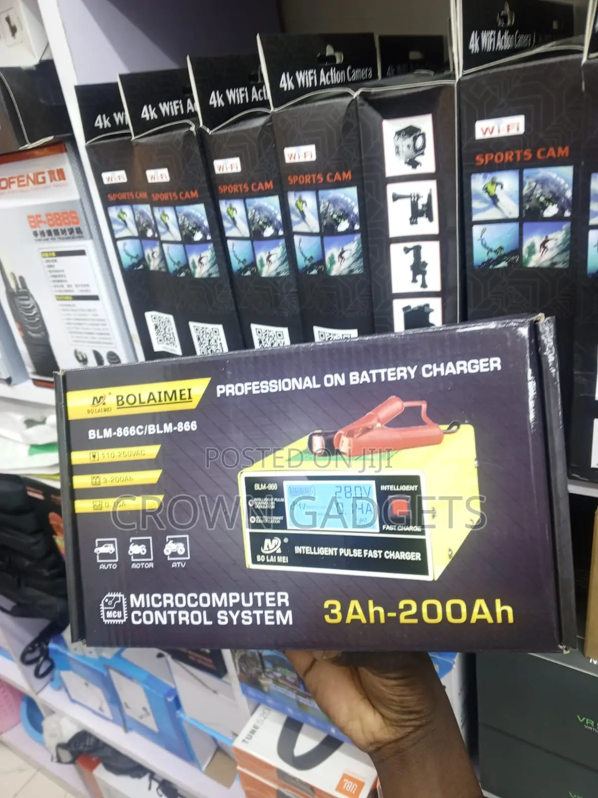 Bolaimei BLM-866c Digital Battery Charger With LCD Screen