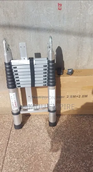 Double Telescopic Aluminium Ladder 5.6 Meters (2.8m + 2.8m).