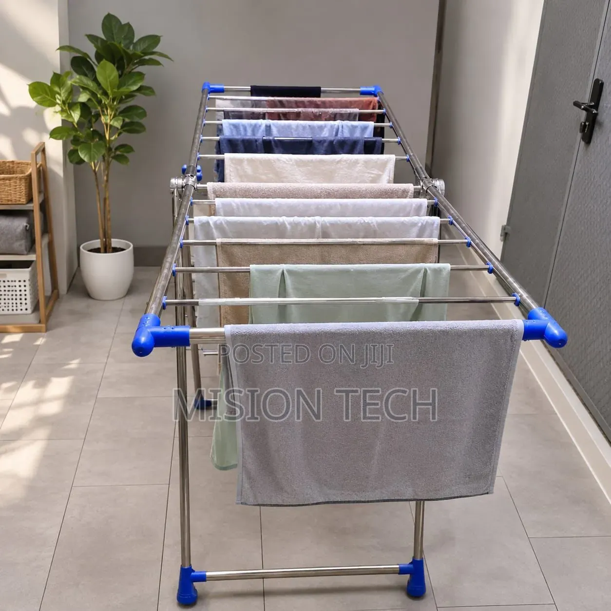 Portable Stainless Steel Cloth Drying Rack*
 