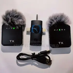 F11-2 Dual Mini Wireless Lavalier Microphone With Noise Reduction