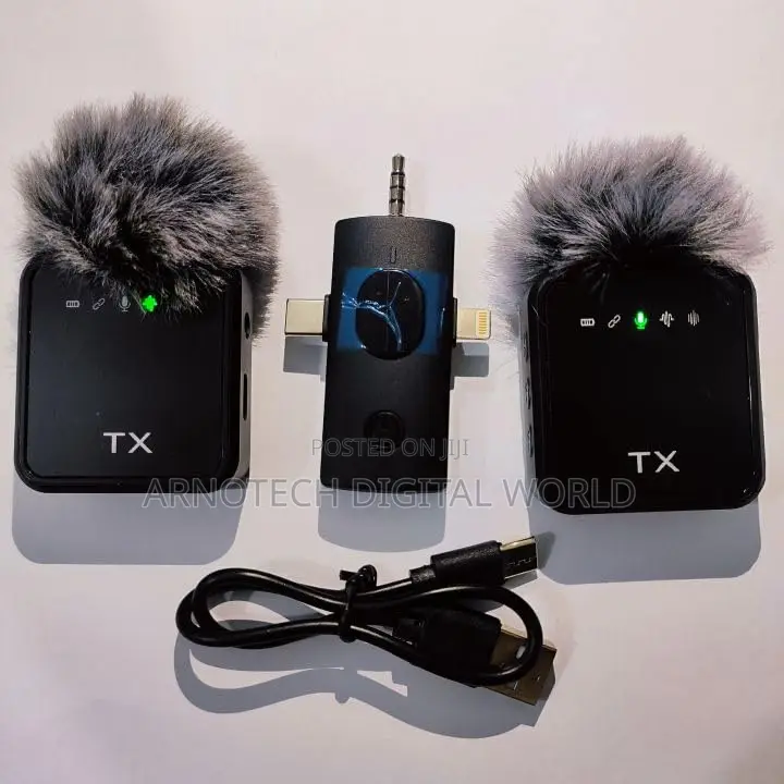 F11-2 Dual Mini Wireless Lavalier Microphone With Noise Reduction