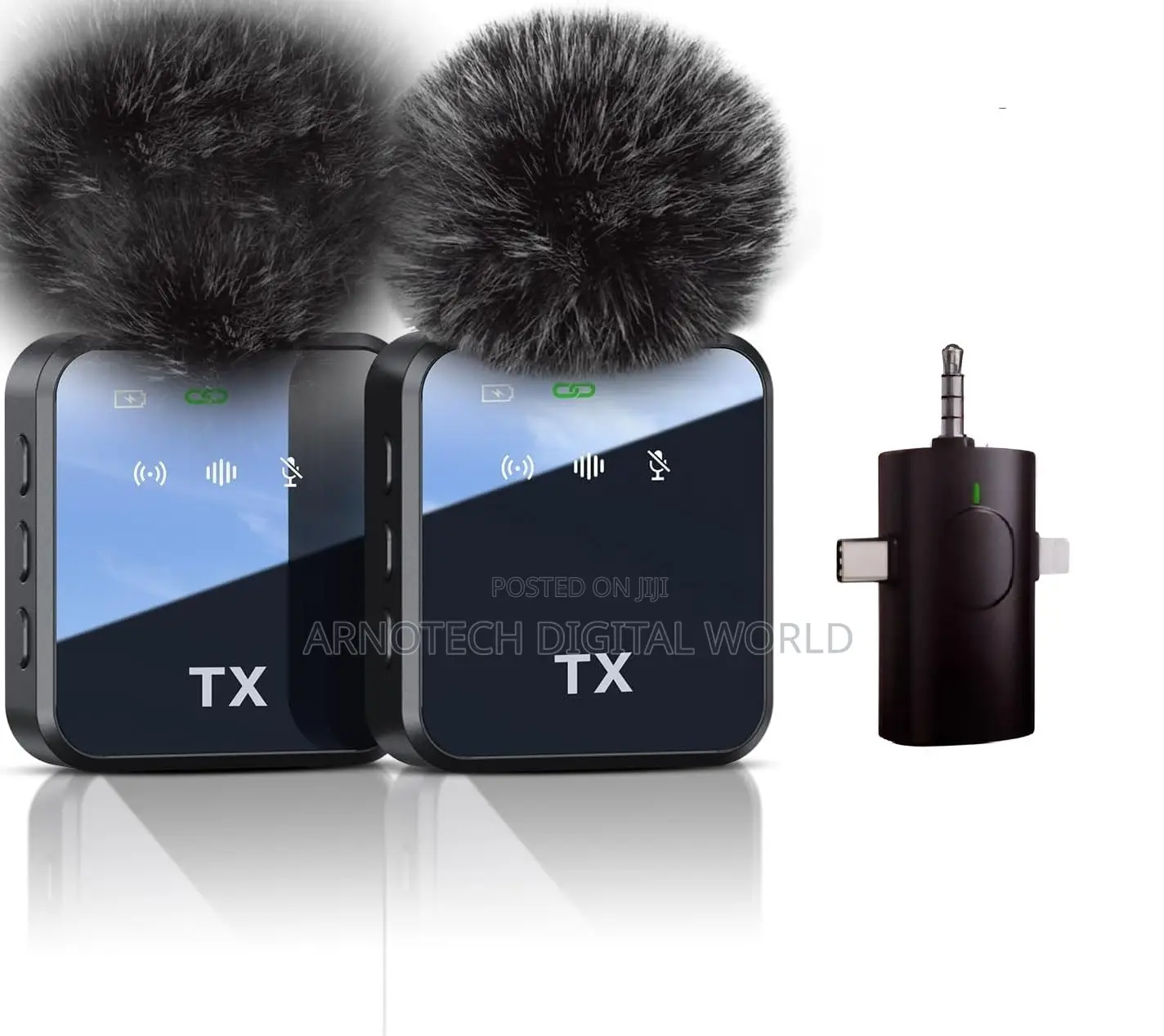 F11-2 Dual Mini Wireless Lavalier Microphone With Noise Reduction